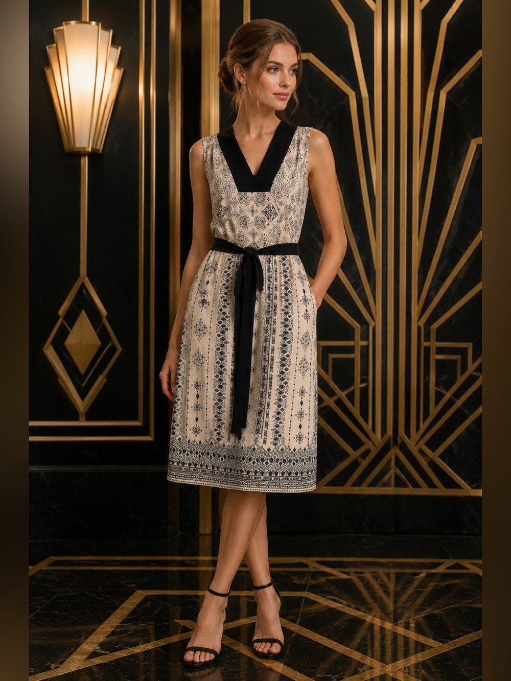 Anthropologie HD in Paris Eventide Dress NWT